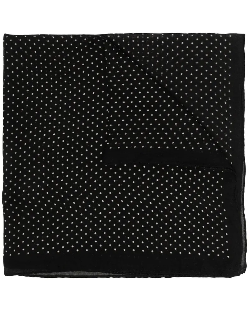 Destin Cotton "Quadra" 125X125 Cm Animalier Print Black