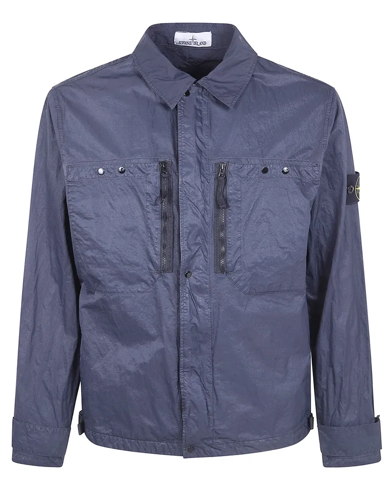 Stone Island Shirts Jacket Blue