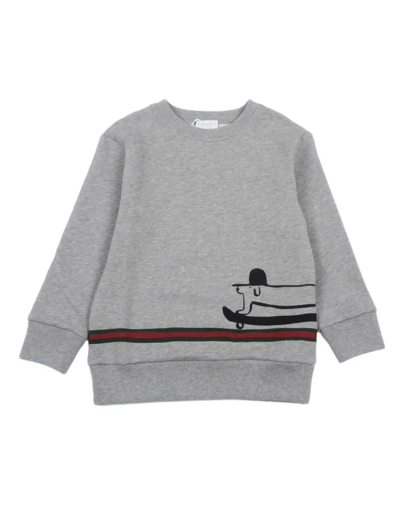 Gucci Long Sleeves Sweatshirt Gray