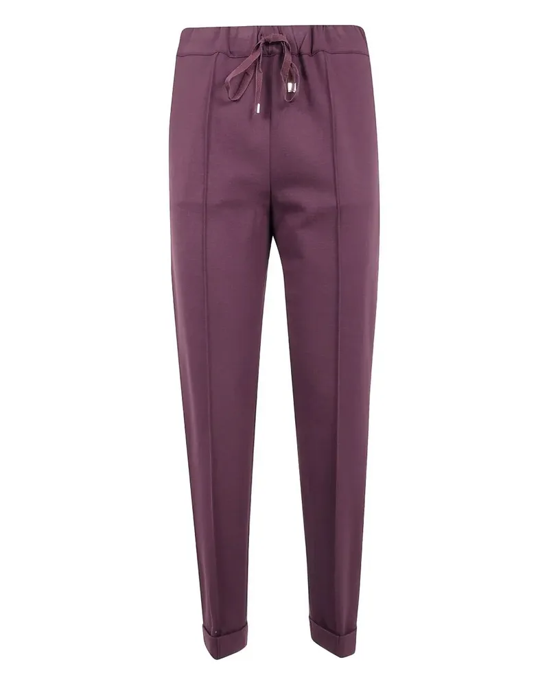 Liviana Conti Straight Leg Trousers Red