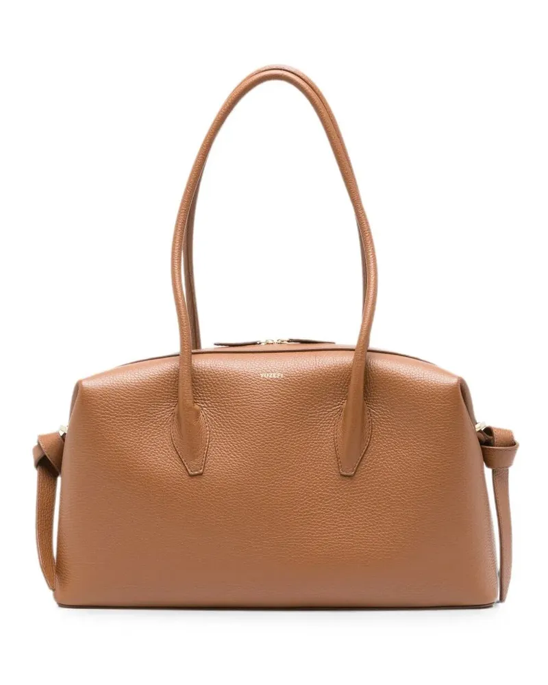 YUZEFI Duffle Bag Leather "Brioche Brown