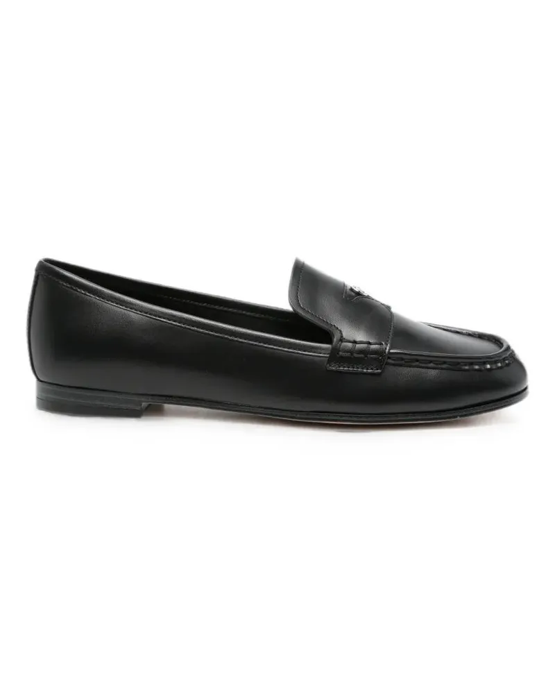 Michael Kors Loafer Leather Black "Jennifer Black
