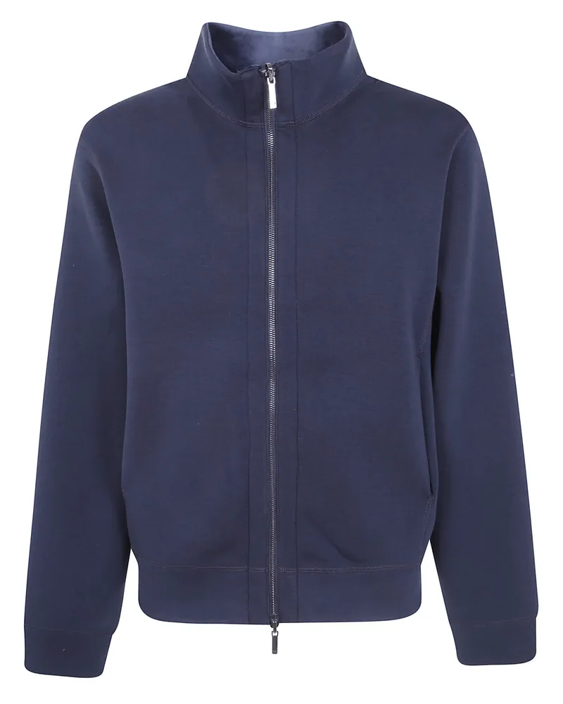 Emporio Armani Sweatshirt Full Zip "Iconic Navy Blue Blue