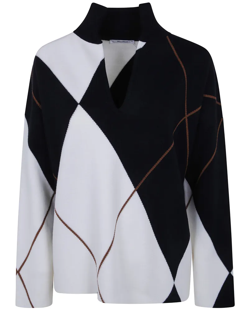 Max Mara Sweater Oversized "Mxm Sala White