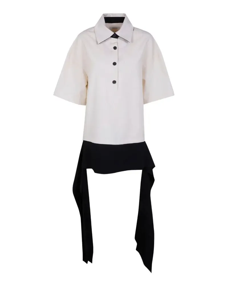 Entire Studios Polo" Top Beige