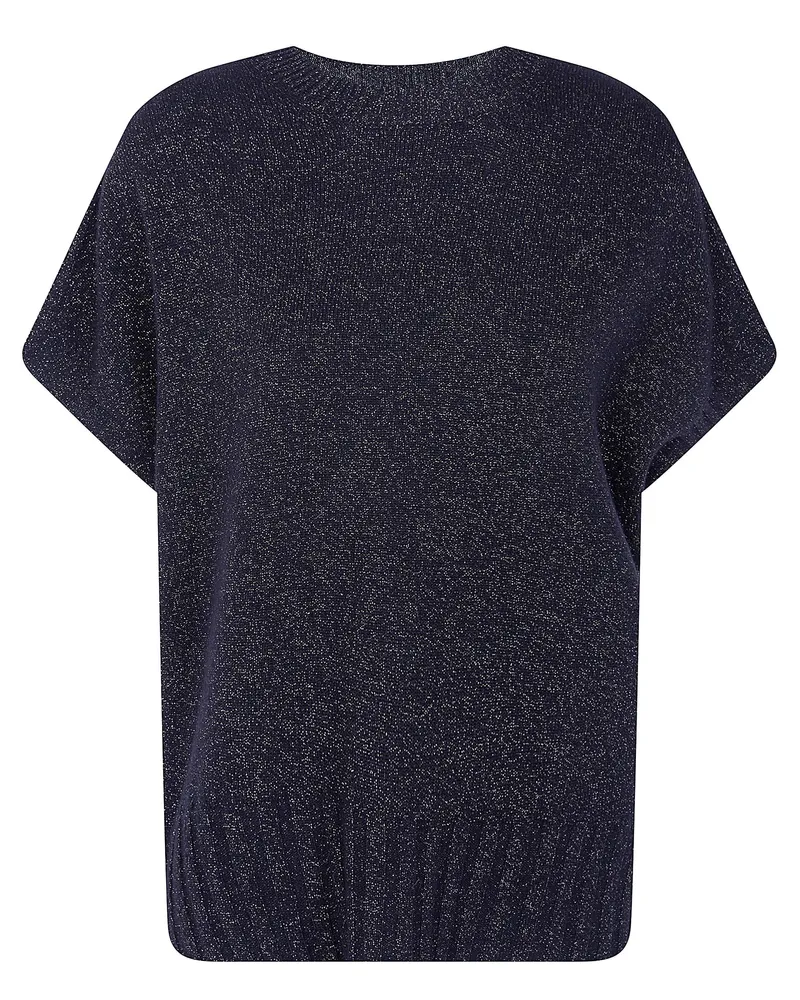 Twin-Set Sweater Sleeveless Round Neck Black