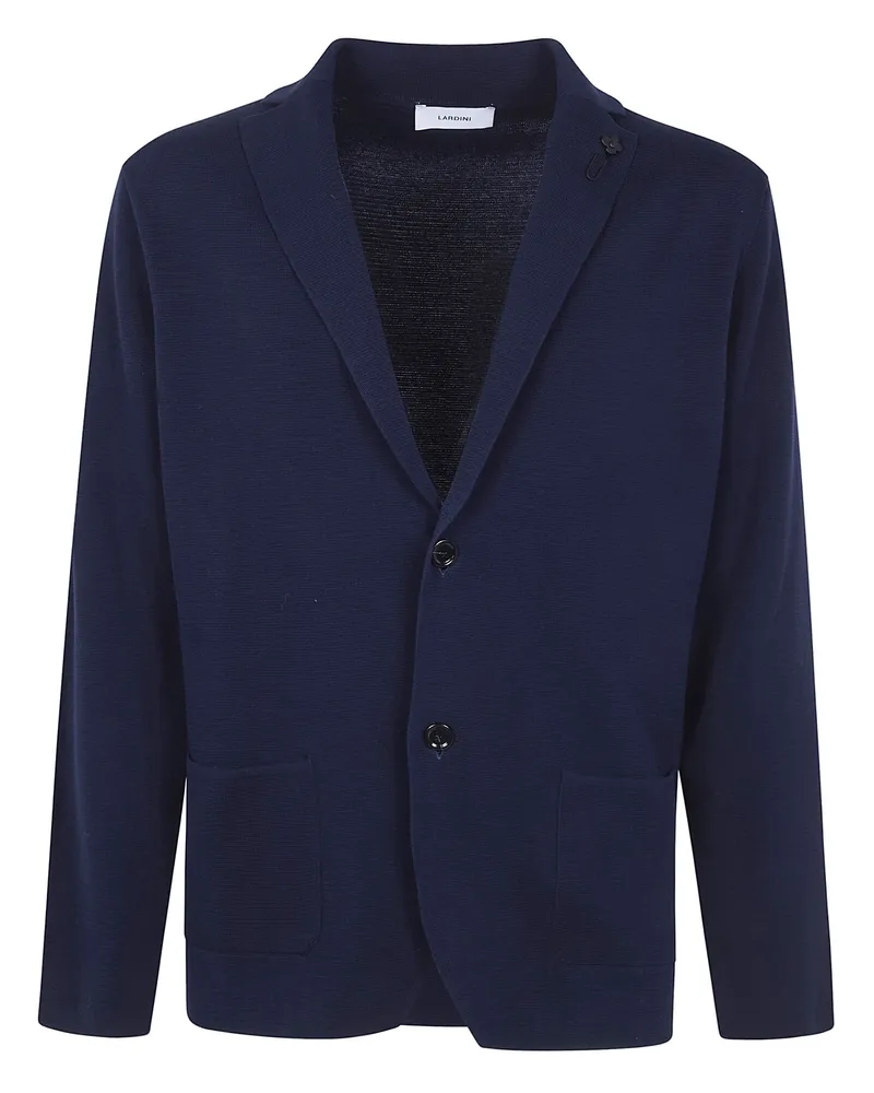 LARDINI Knitted Jacket Blue