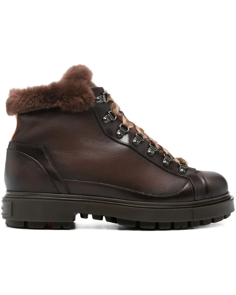Santoni Farcry" Boots Brown