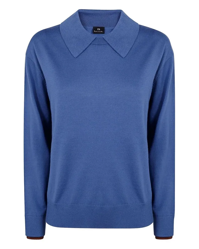Paul Smith Womens Knitted Sweater Blue