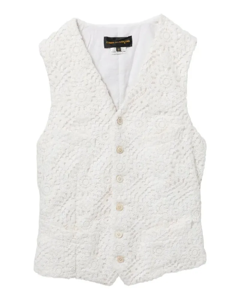 Comme des Garçons Classic Gilet White