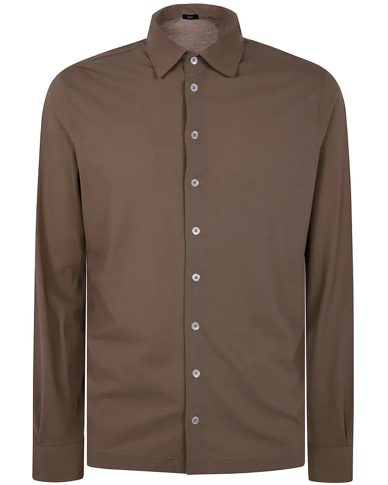 Herno Man Shirt Beige