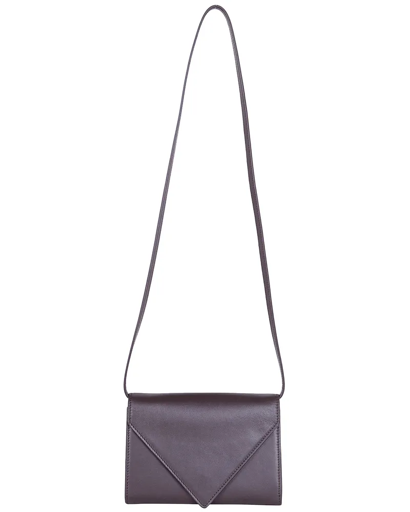 Aesther Ekme Envelope Mini Chain Wallet Brown