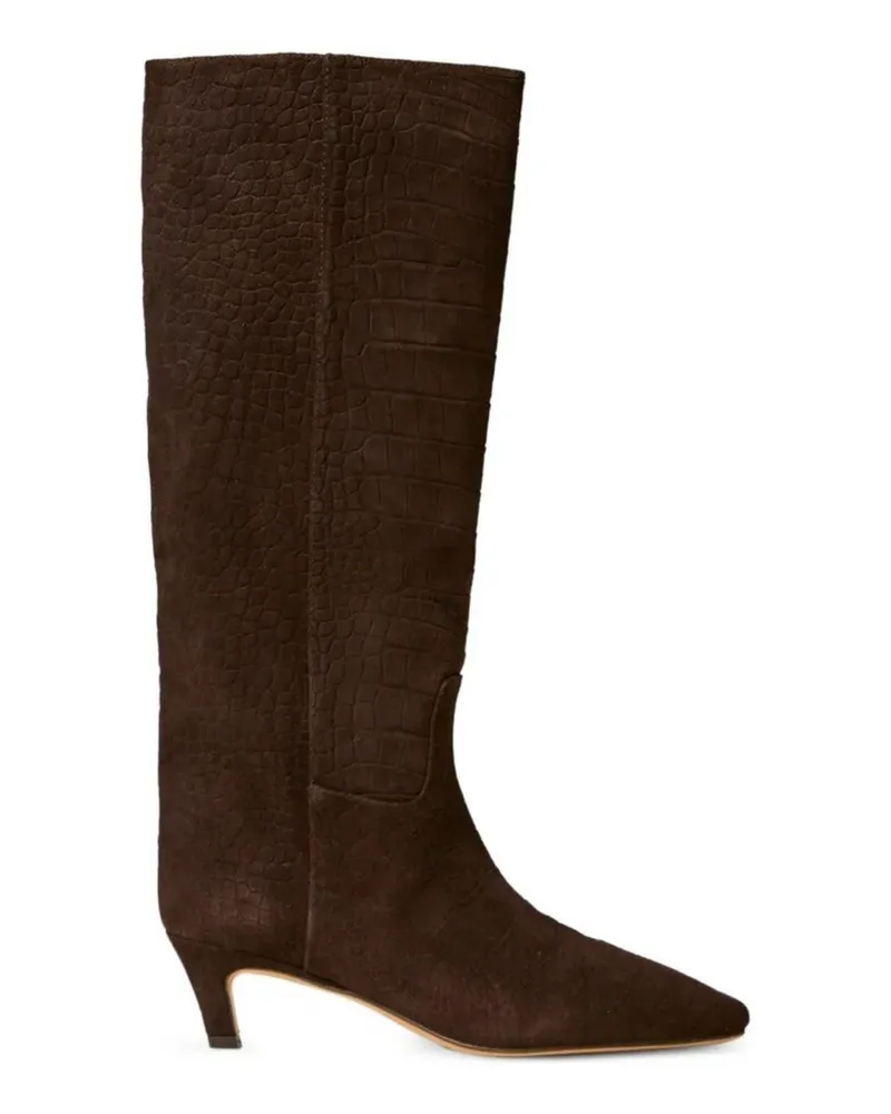 Twin-Set Boots Heeled Tall "262Tgt080 White