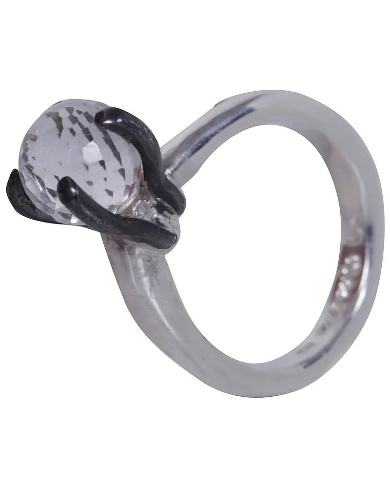 Rosa Maria Ring Crystal Ball "Yoko Metallic