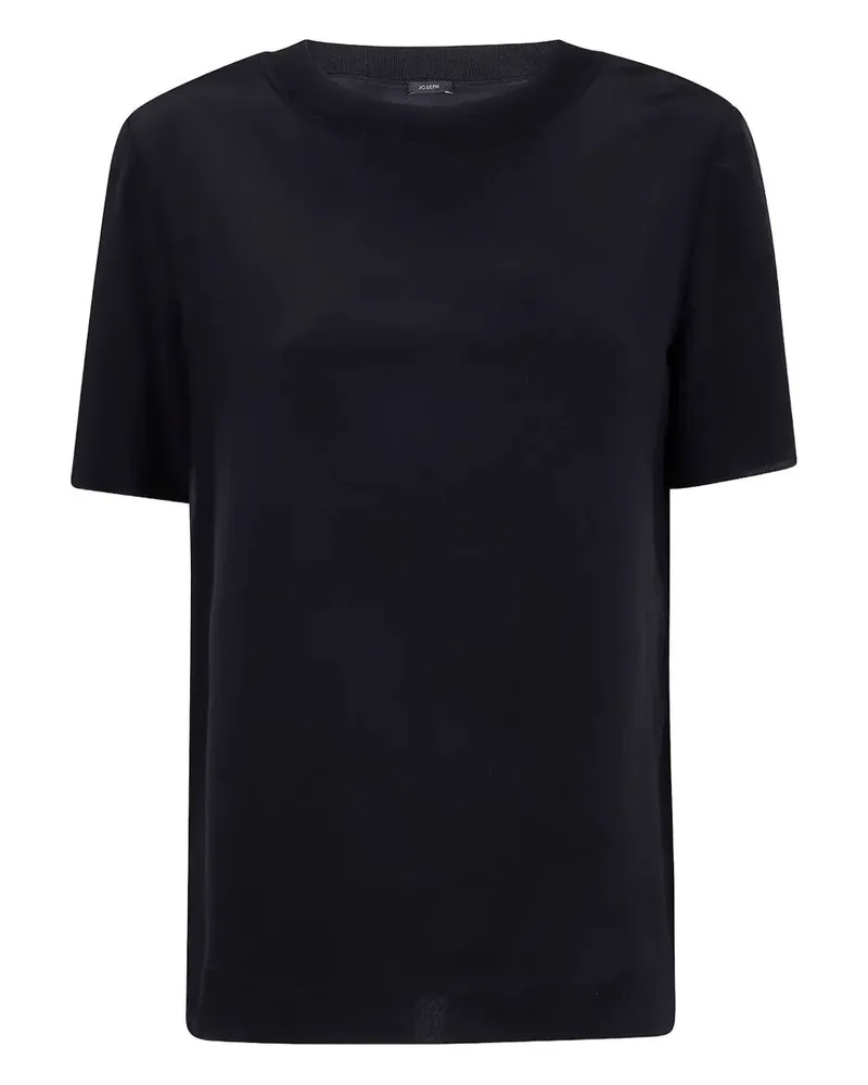 Joseph Rubin" Crepe De Soie Blouse Black