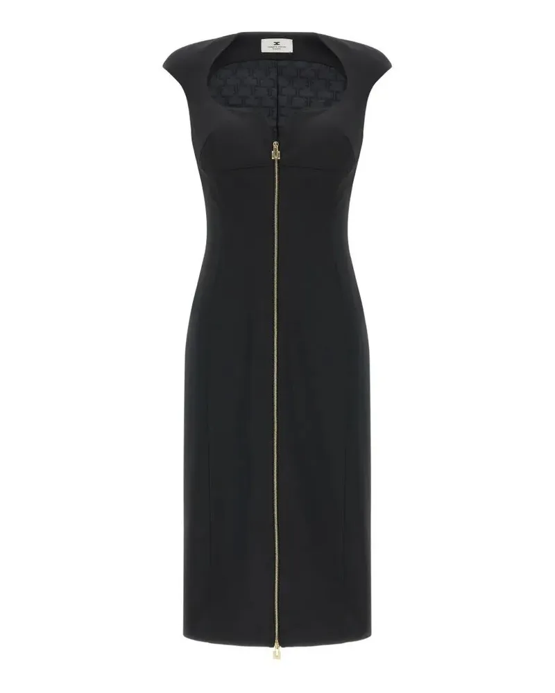 Elisabetta Franchi Midi Dress Black
