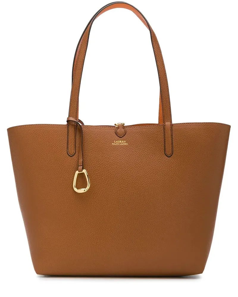 Ralph Lauren Reversible" Medium Tote Red