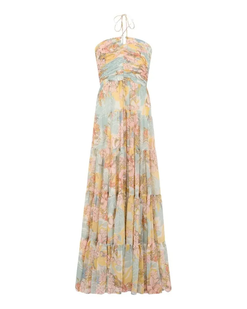 Ralph Lauren Woven Long Dress Beige