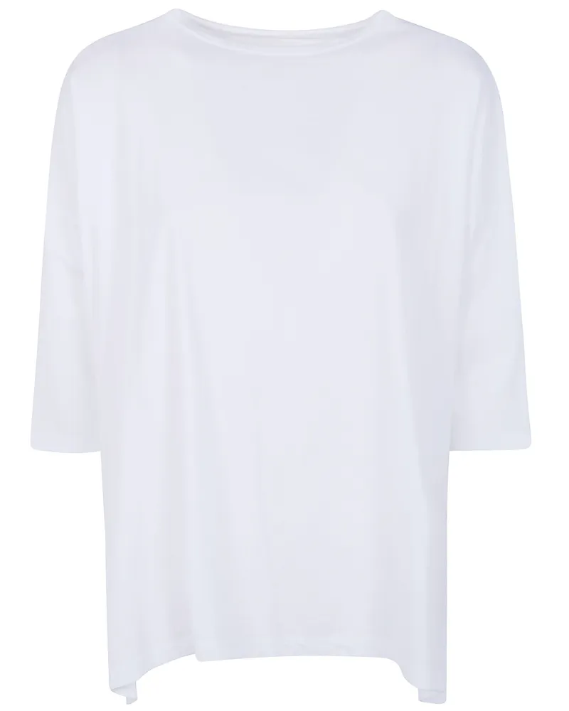 LABO.ART LABO. ART Franca Jap Cotton Round Neck Sweater White