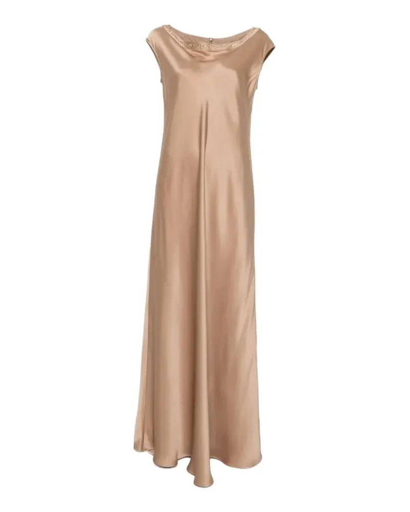 Antonelli Firenze Maxwell Super Jasmine Energy Cady Long Dress Beige