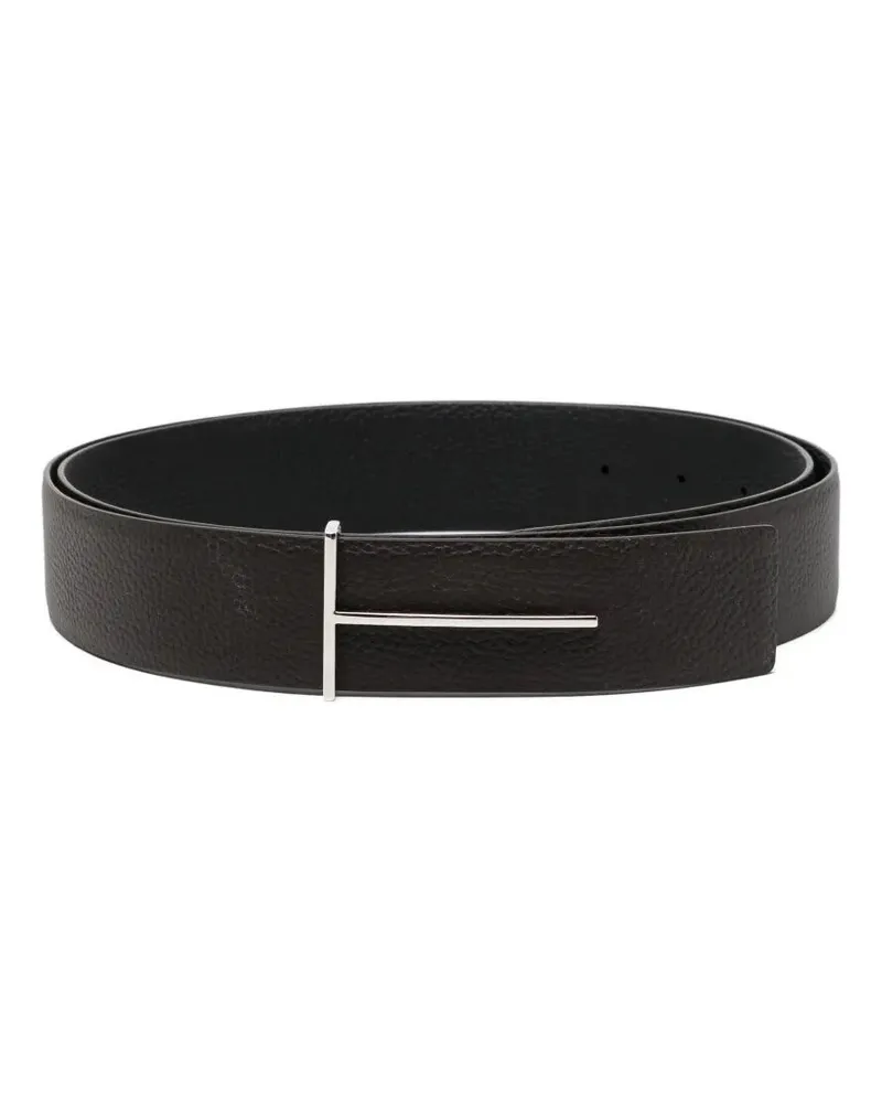 Tom Ford Cintura Slim "T Belt Brown