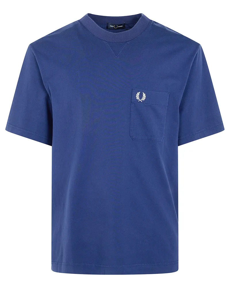 Fred Perry T-Shirt Manica Corta "Washed Blue