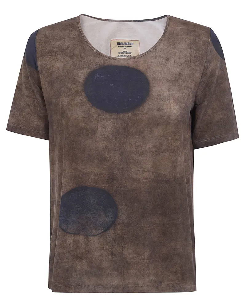 Uma Wang Tir" Top Brown