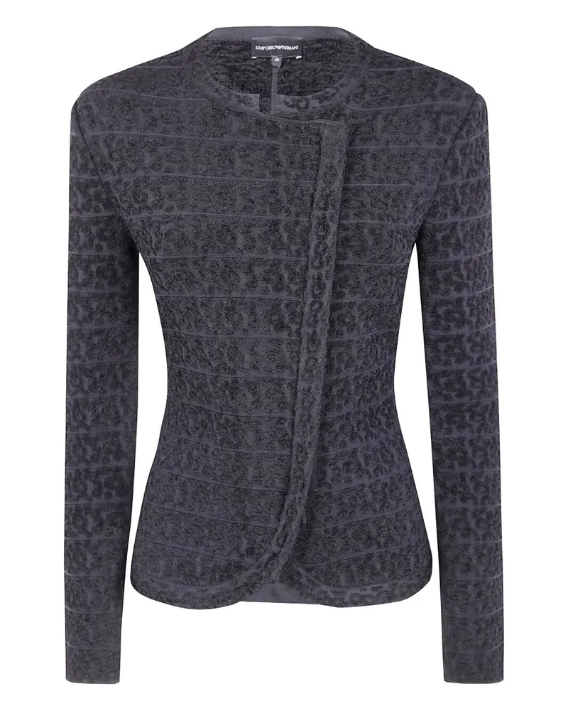 Emporio Armani Jacquard Jacket Black