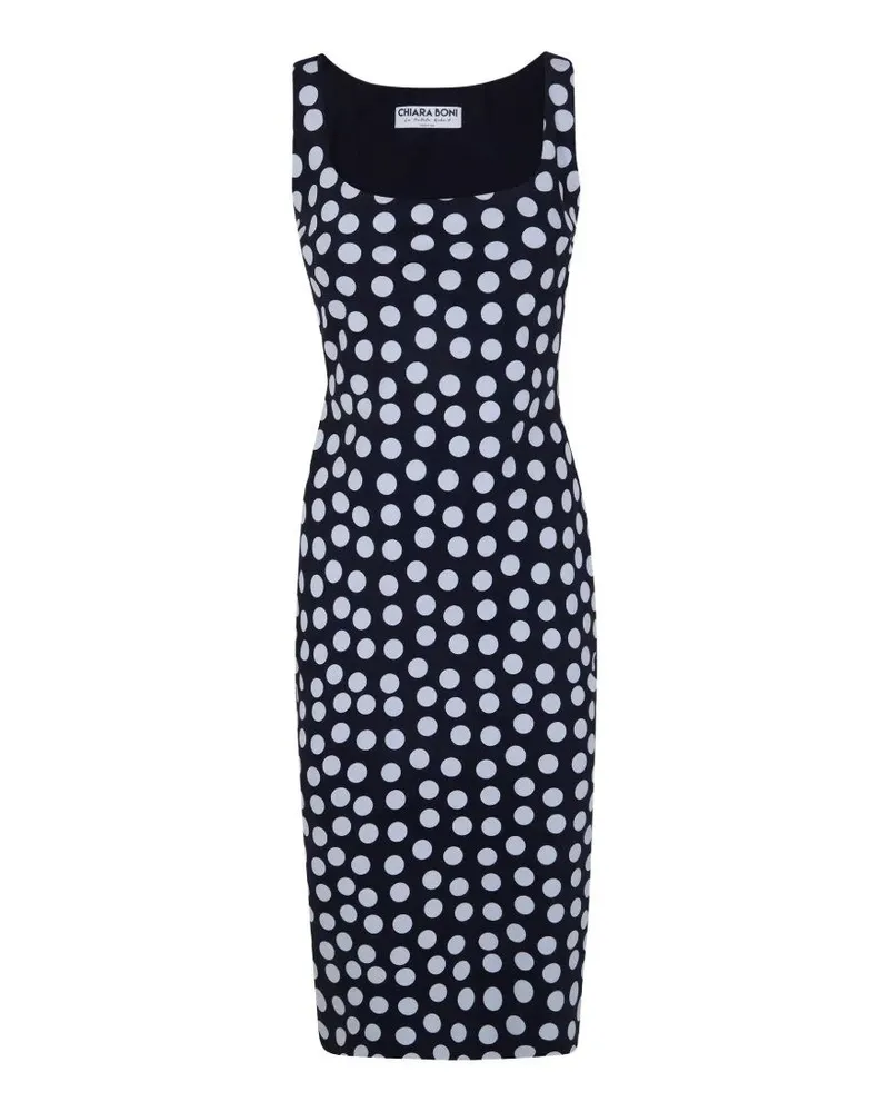 Chiara Boni Gilia" Print Jersey Dress Black