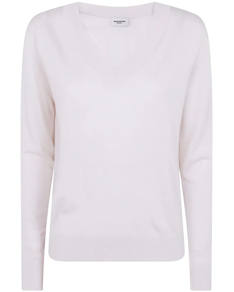 Max Mara Sweater V Neck "Wkd Talamo Beige