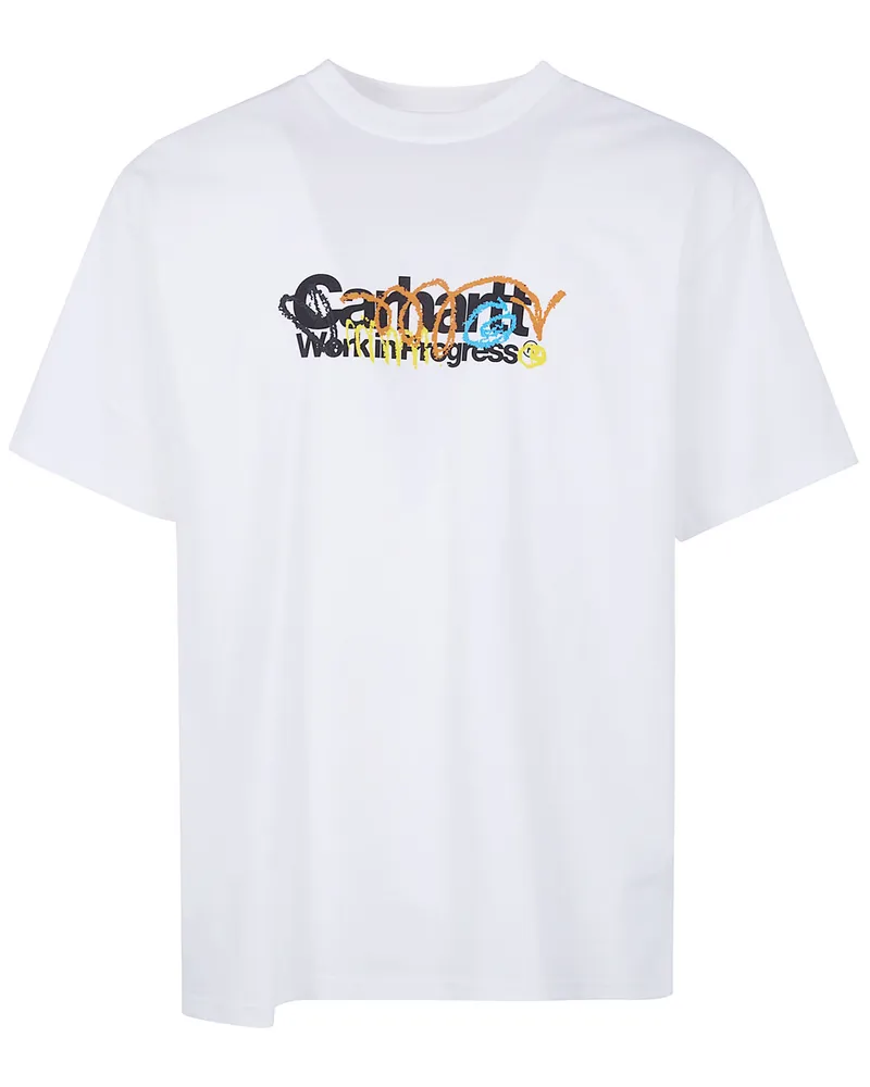 Carhartt WIP Short Sleeves "Primary" Organic Cotton T-Shirt White