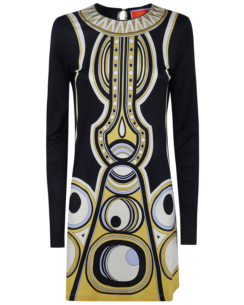 La DoubleJ Dress Multicolor "Slinky" Mini Swing Multi