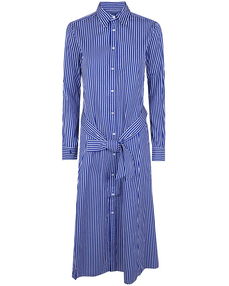 Ralph Lauren Long Sleeves Midi Day Dress Blue