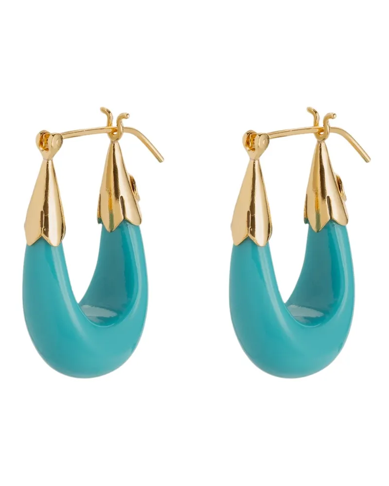 Gas Bijoux Earrings Metallic "Ecume Pm Metallic