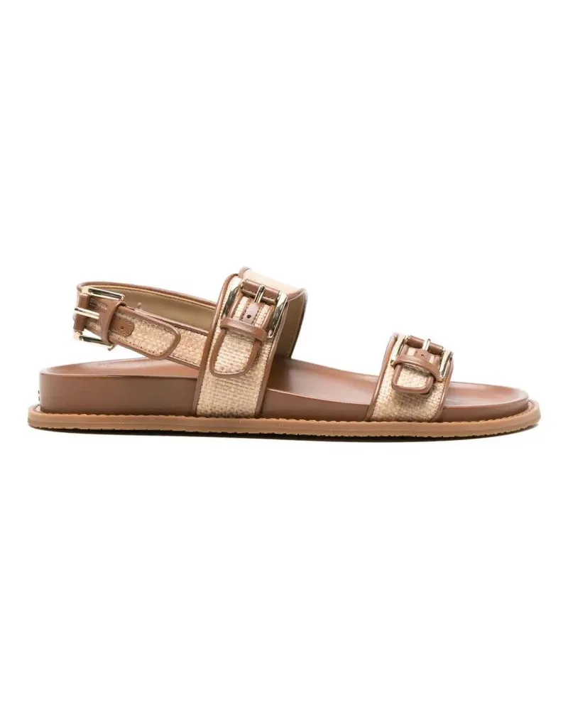 Michael Kors Nia" Flat Sandal T. 005 Brown