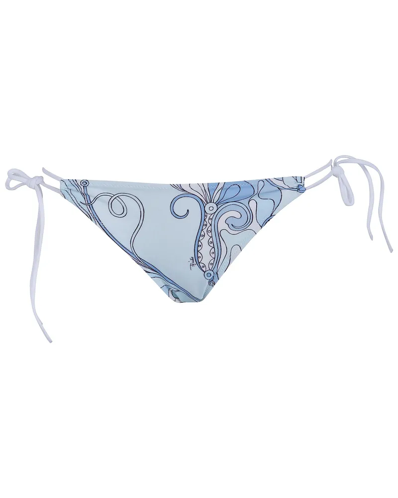 Emilio Pucci Lycra Swimwear Bottom Blue
