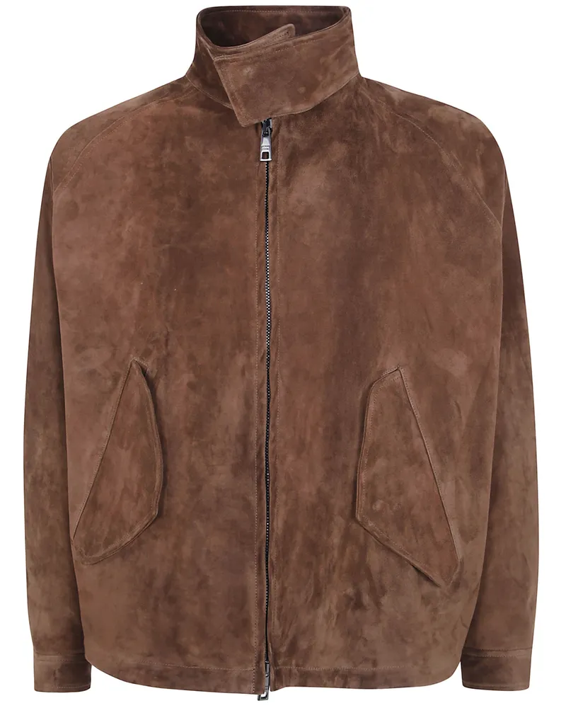 Giorgio Brato Jacket Leather "Gu27f.26001.Bcsd Havana Brown