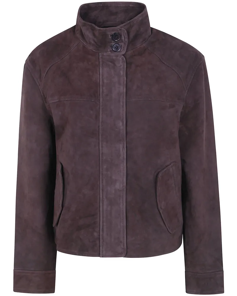 JcSophie Goat Leather Jacket "Praia Brown