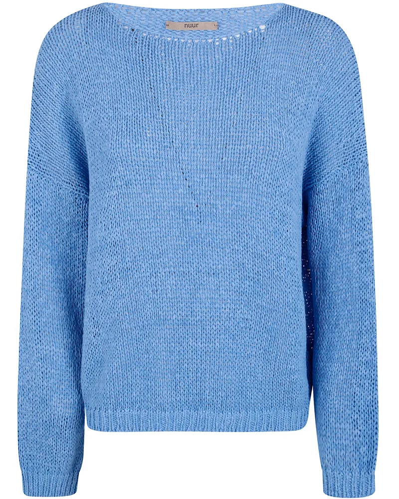 Nuur Boat Neck Sweater Blue