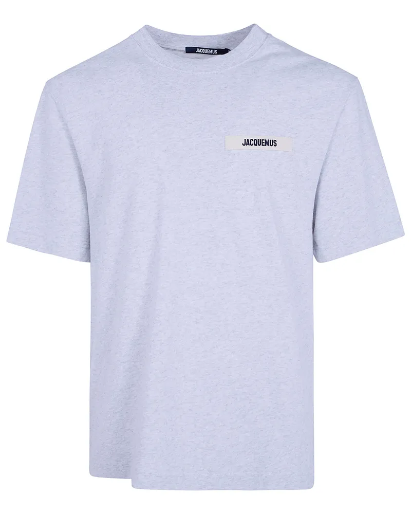 Jacquemus T-Shirt Gros Grain "Le Tshirt Gros Grain Gray