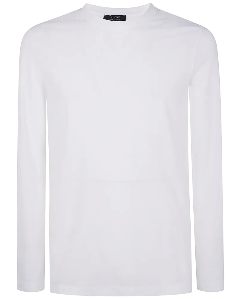 Zanone Long Sleeves Classic T-Shirt White