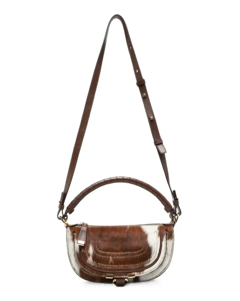 Chloé Handbag Leather "Marcie Brown