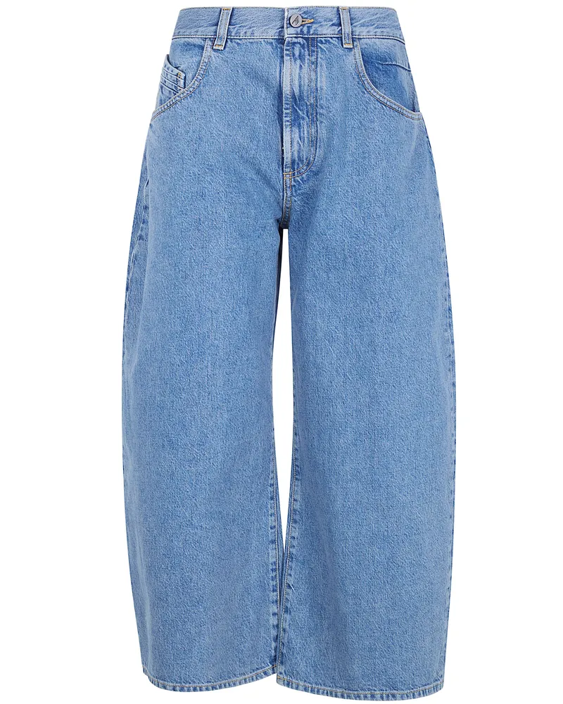 ATTICO Barril Leg Jeans Blue