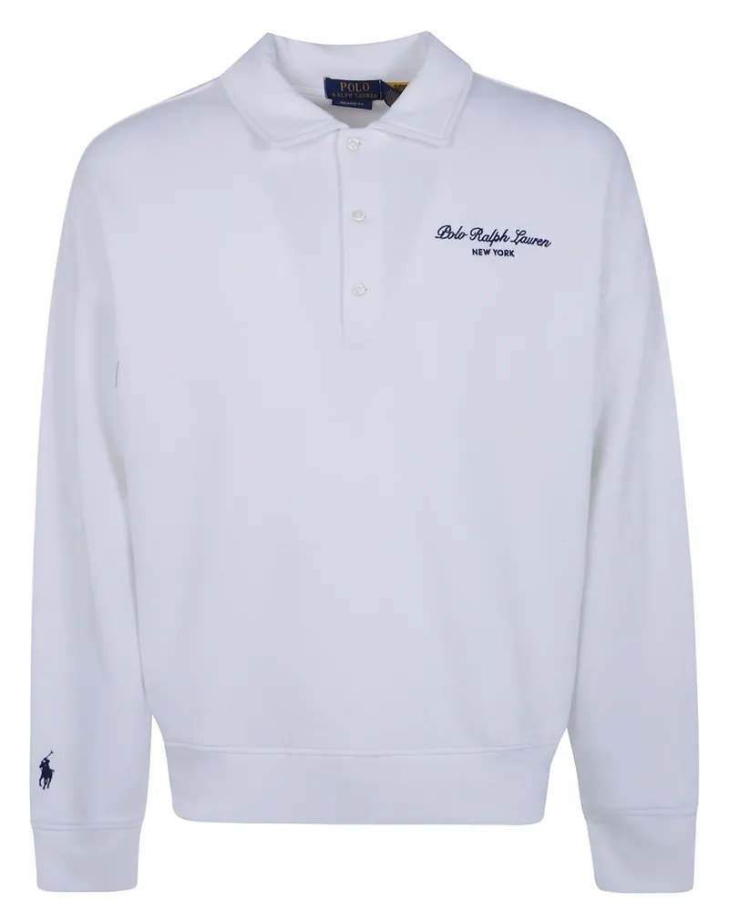 Ralph Lauren Sweater Main Logo "Polo Ralph Lauren White