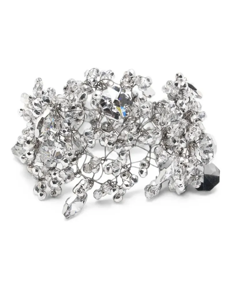 Maria Calderara Bracelet Crystal "Dymond Crystal Long Metallic