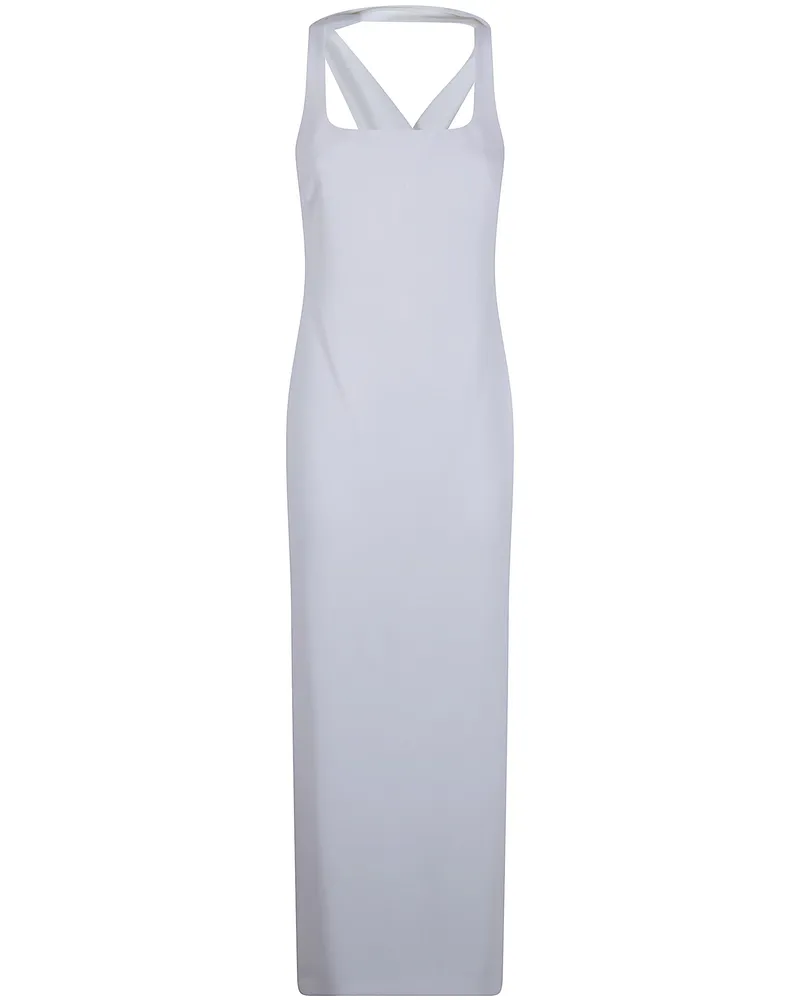 Ralph Lauren Woven "Gown" Dress White