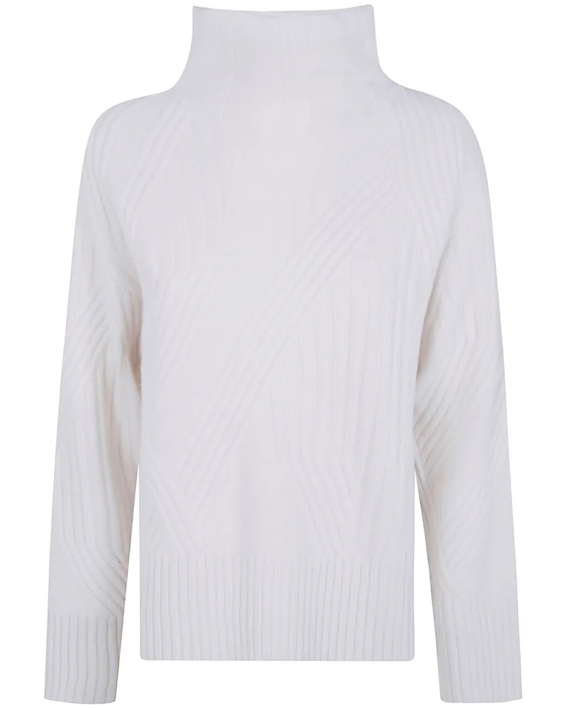 Joseph Sweater Soft Wool Ribs Turtleneck "Isabel Beige