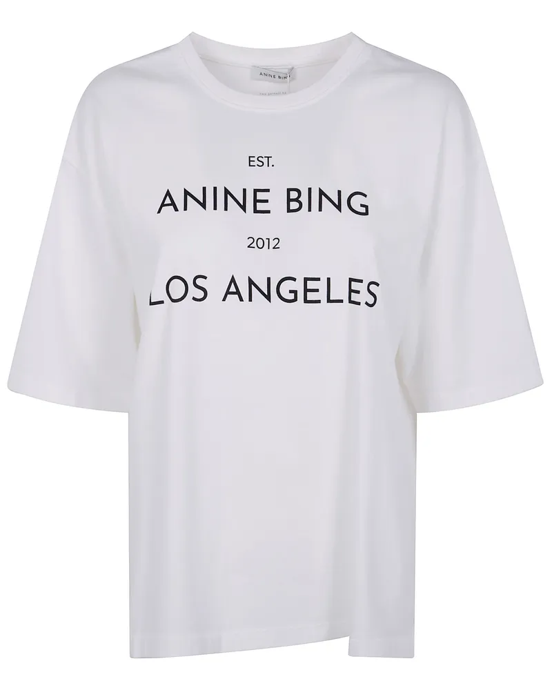 Anine Bing Rudy Tee T-Shirt White