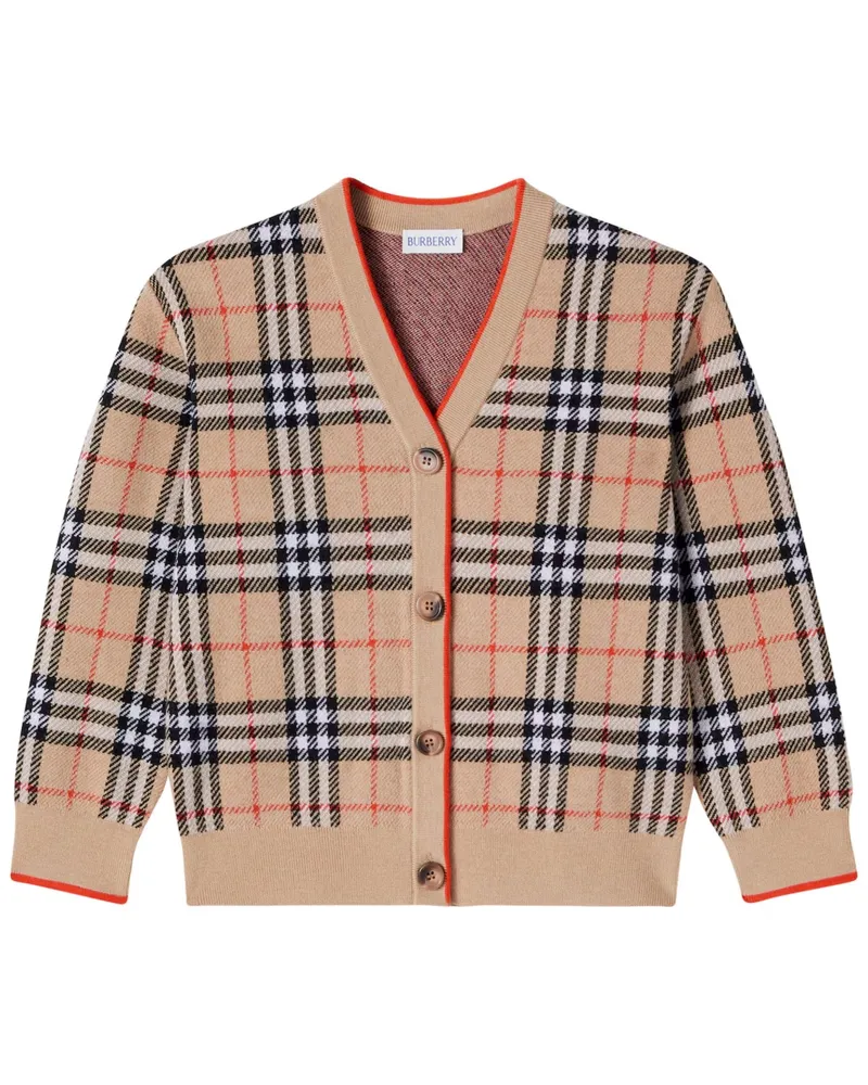 Burberry Checked Sweater "Graham White