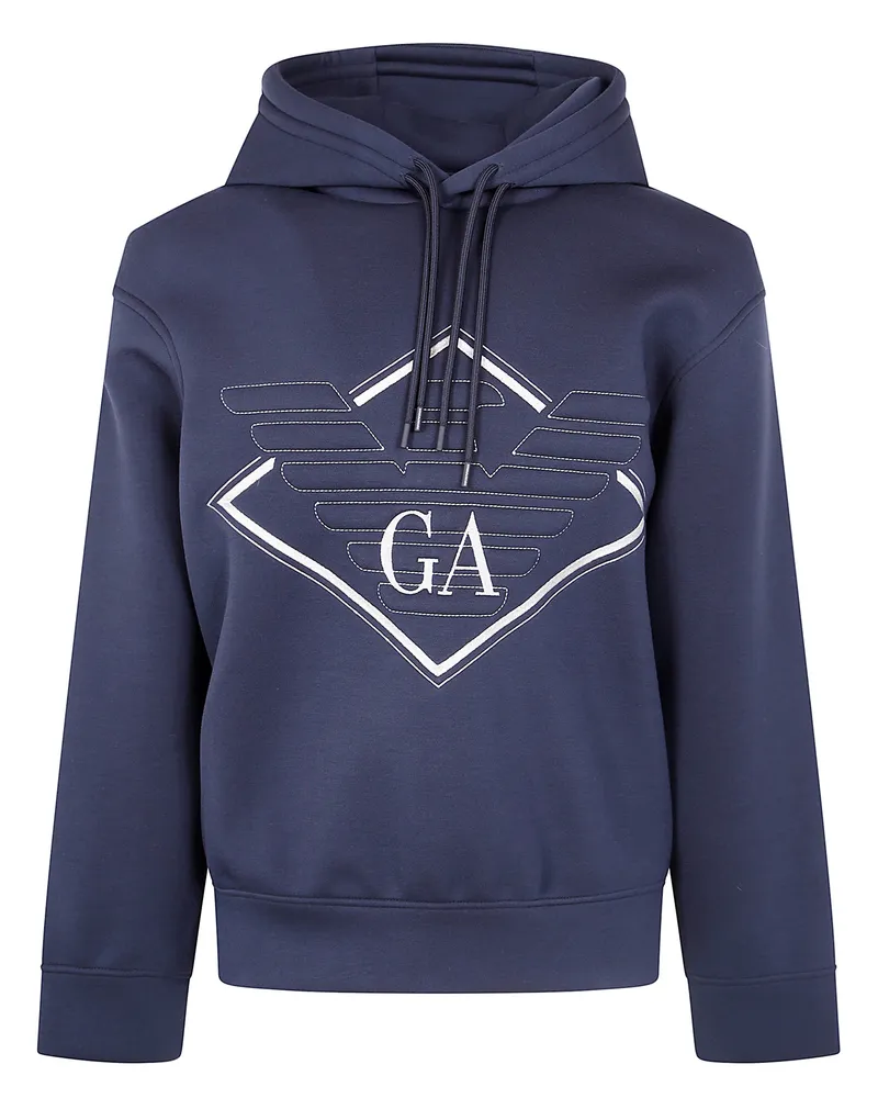 Emporio Armani Hooded Sweatshirt Blue